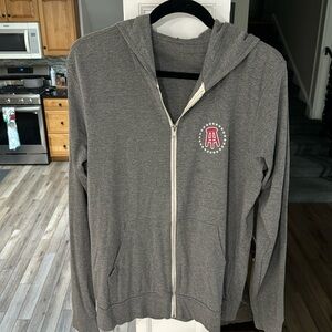 Barstool Sports Men’s semi fitted lightweight grey sweatshirt Size L